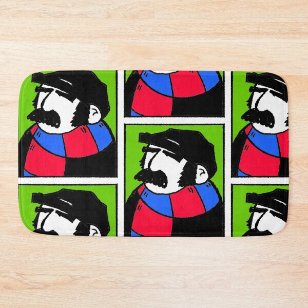 Item preview, Copy of Classic Football Fan Illustration | Retro Terrace Supporter | Blue & Red Scarf - Pop Art designed and sold by GWARTGB.