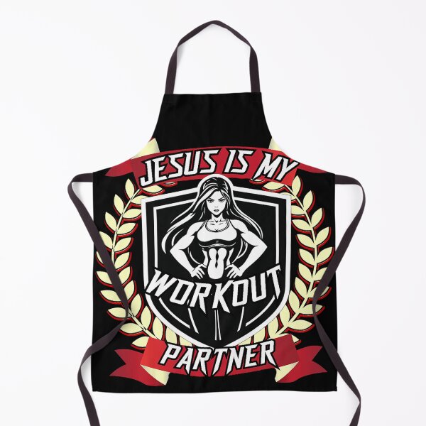 Item preview, Jesus Is My Workout Partner - Christian Women Gym Design designed and sold by Bezuiden.