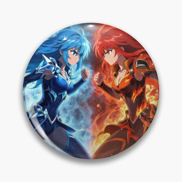 Item preview, Anime Girls Facing Each Other designed and sold by SquareSign.
