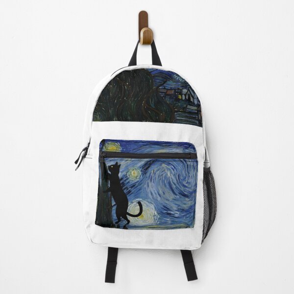 Item preview, Van Gogh Cat Starry Night Van Gogh Cat Lovers designed and sold by PurrfectHome.