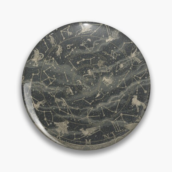 Item preview, Gilded Constellation Zodiac Plate designed and sold by PictorialWhimsy.