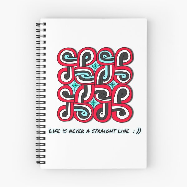 Item preview, Bold geometric Celtic Knot-style pattern with motivational message designed and sold by Stitched Stories.