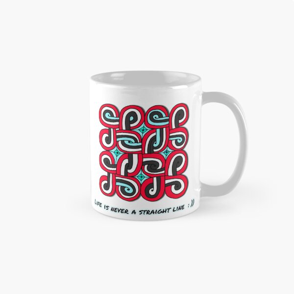 Item preview, Bold geometric Celtic Knot-style pattern with motivational message designed and sold by Stitched Stories.