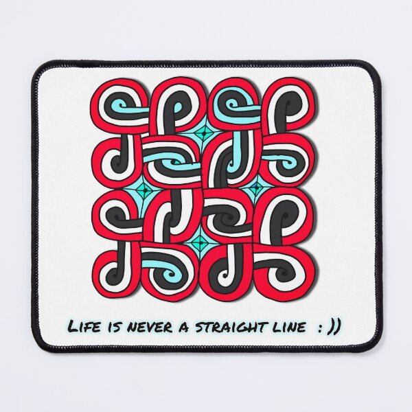 Item preview, Bold geometric Celtic Knot-style pattern with motivational message designed and sold by Stitched Stories.