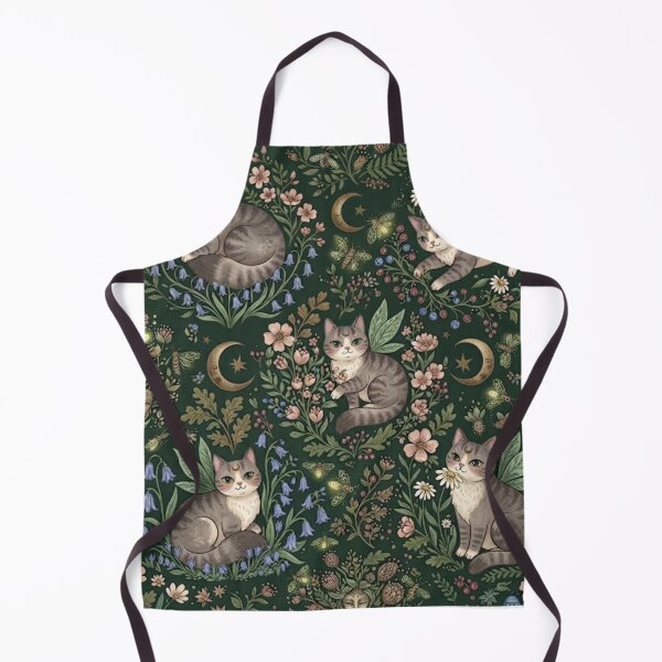 Item preview, Whimsical Fairy Cat in Enchanted Garden designed and sold by Iampoji.