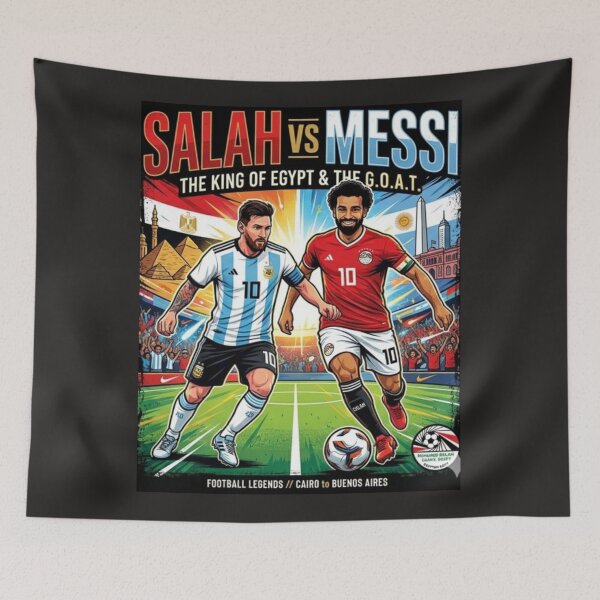 Item preview, Salah vs Messi Football Legends T-Shirt designed and sold by BodaZZ.