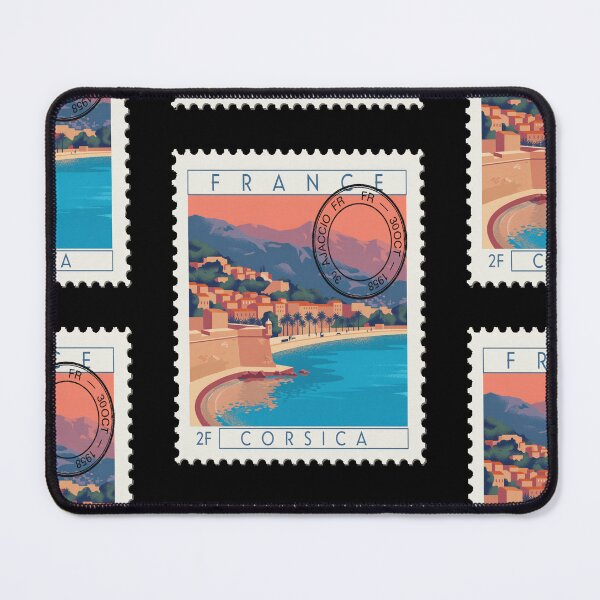 Item preview, Ajaccio Corsica France Postage Stamp Travel Sticker designed and sold by stickercuffs.