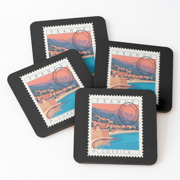 Item preview, Ajaccio Corsica France Postage Stamp Travel Sticker designed and sold by stickercuffs.