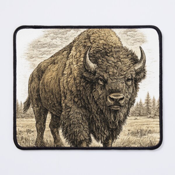 Item preview, Prairie Monarch (American Bison) designed and sold by KrungiT Design .