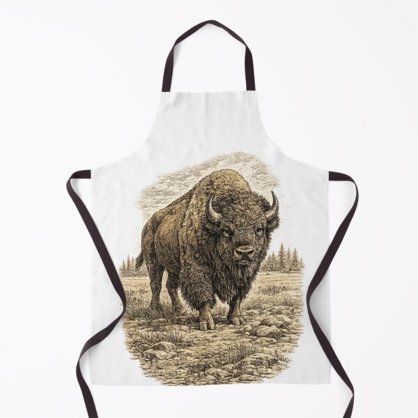 Item preview, Prairie Monarch (American Bison) designed and sold by KrungiT Design .