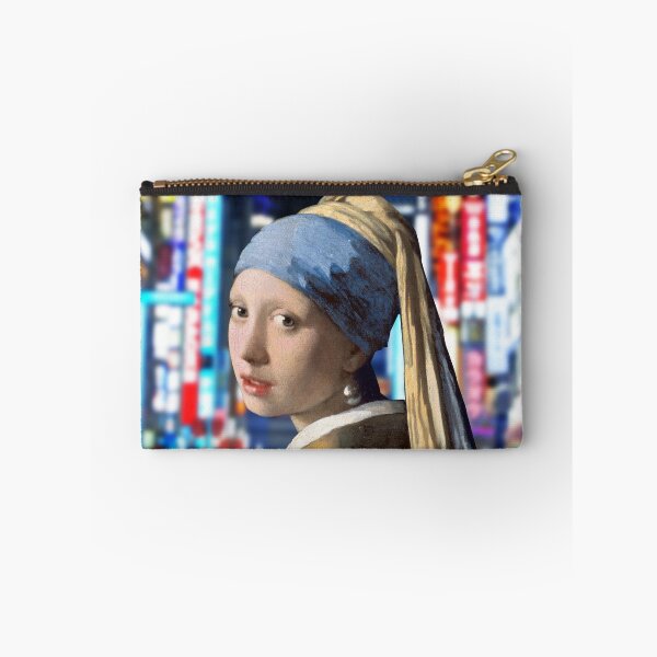 Item preview, Girl with an earring in Shinjuku-Girl with a pearl earring- (Shinjuku = Tokyo city) designed and sold by DRIPPED-STORE.