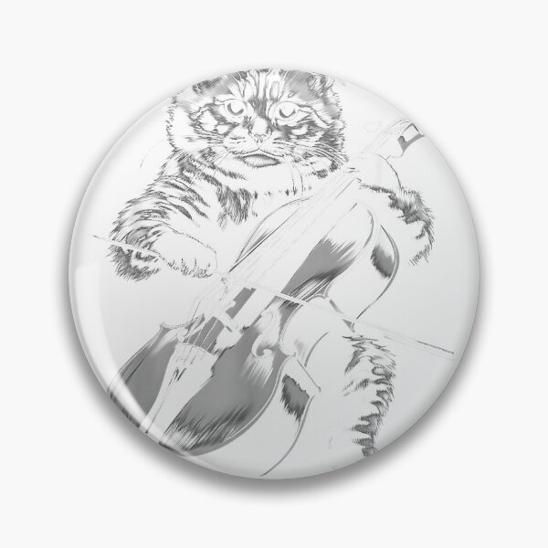 Item preview, Cat Playing Cello Vintage Jazz Musician Cellist T-Shirt for Men Women Kids designed and sold by KTY-NUSS.