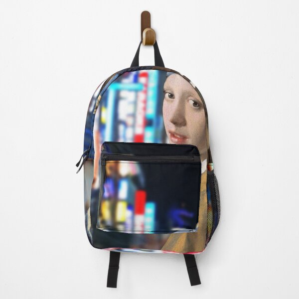Item preview, Girl with an earring in Shinjuku-Girl with a pearl earring- (Shinjuku = Tokyo city) designed and sold by DRIPPED-STORE.