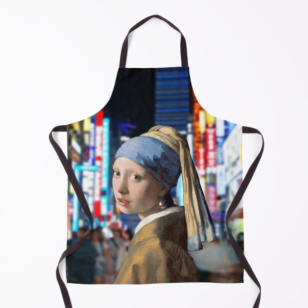 Item preview, Girl with an earring in Shinjuku-Girl with a pearl earring- (Shinjuku = Tokyo city) designed and sold by DRIPPED-STORE.