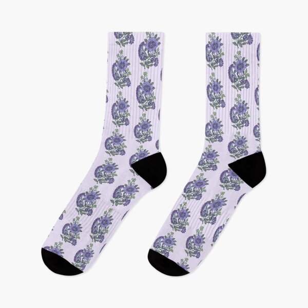 Artikelvorschau, Lila Paisleyblume entworfen und verkauft von Mirabel Design.