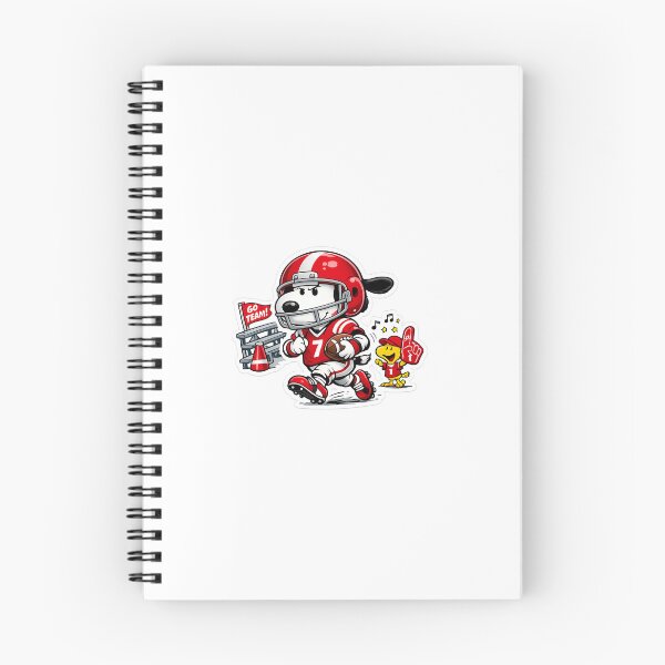 Item preview, Snoopy Football Player with Woodstock designed and sold by 4U---Store.