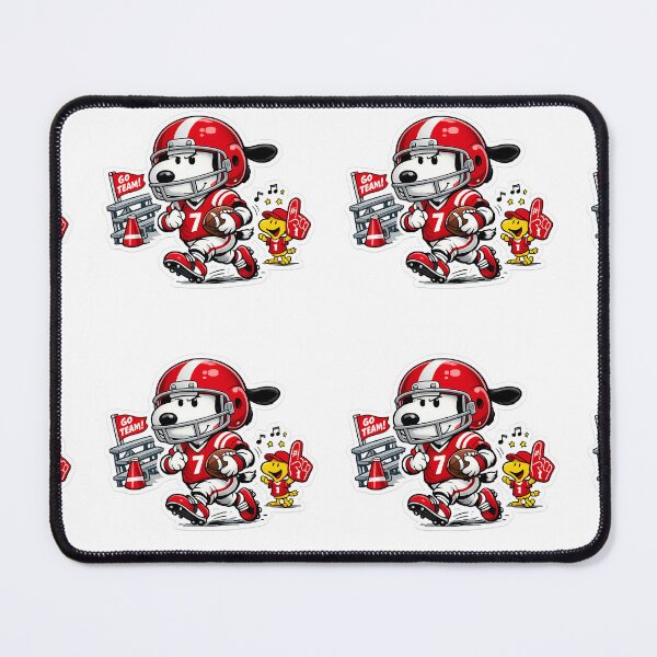 Item preview, Snoopy Football Player with Woodstock designed and sold by 4U---Store.