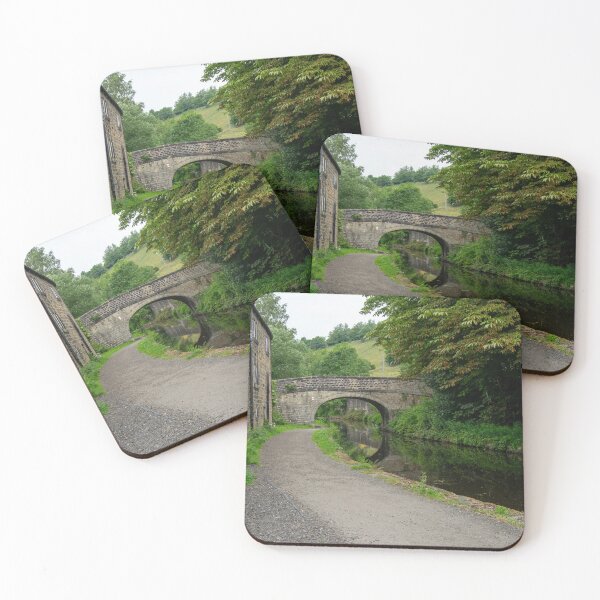 Item preview, Scenic Brearley Bridge on the Rochdale Canal Landscape Photograph designed and sold by ArtworkNorth.