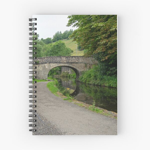 Item preview, Scenic Brearley Bridge on the Rochdale Canal Landscape Photograph designed and sold by ArtworkNorth.