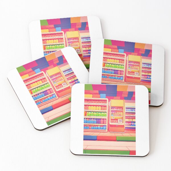 Item preview, Illustration - Modern Grocery Aisle, Vibrant Color Explosion designed and sold by Reverso-Design.