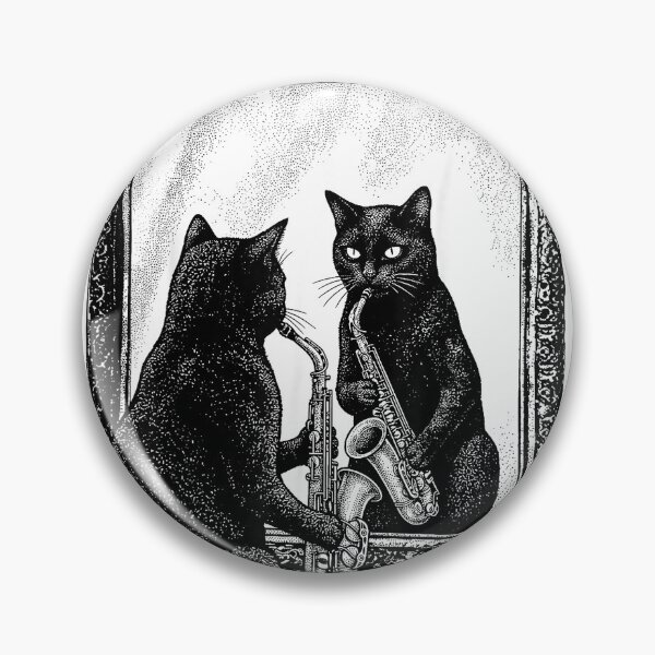 Item preview, Cat Playing Saxophone Music Saxophonist Funny Musician Lover T-Shirt designed and sold by JJLetterDesigns.