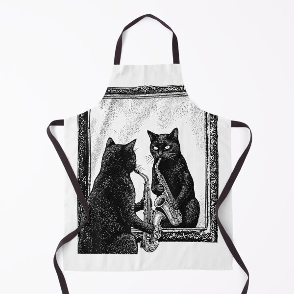 Item preview, Cat Playing Saxophone Music Saxophonist Funny Musician Lover T-Shirt designed and sold by JJLetterDesigns.