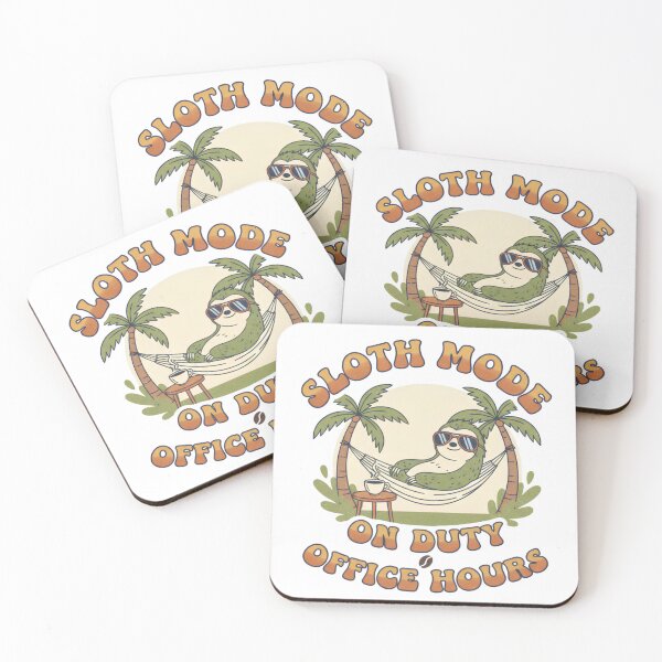 Item preview, Sloth Print T-Shirt "Sloth Mode On Duty" designed and sold by PT PROJECT.