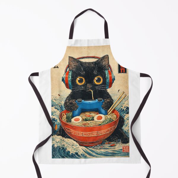 Item preview, Cat Ramen Japanese Funny Graphic Tees Kawaii Cat Anime Gifts T-Shirt designed and sold by DArtfulStudio.