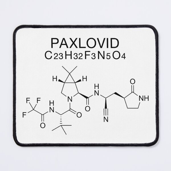 Item preview, PAXLOVID C23H32F3N5O4-chemical structural formula- designed and sold by DRIPPED-STORE.