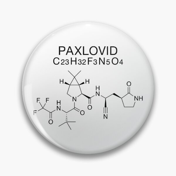 Item preview, PAXLOVID C23H32F3N5O4-chemical structural formula- designed and sold by DRIPPED-STORE.