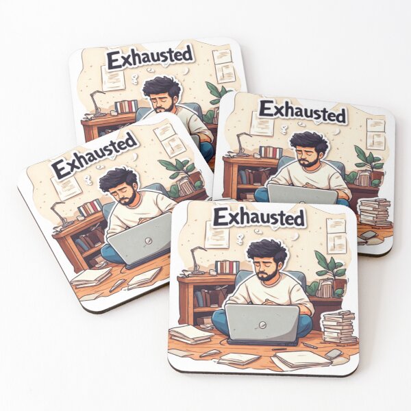 Item preview, Exhausted Work From Home designed and sold by VelvetDoods.