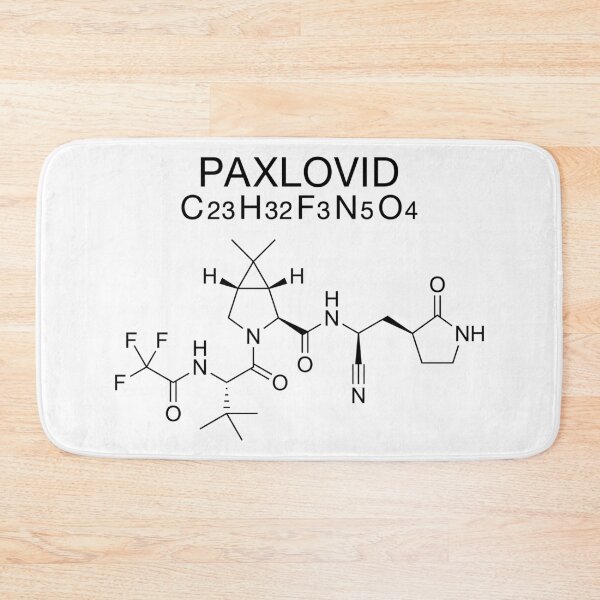 Item preview, PAXLOVID C23H32F3N5O4-chemical structural formula- designed and sold by DRIPPED-STORE.