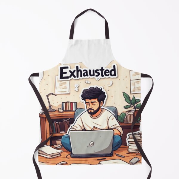 Item preview, Exhausted Work From Home designed and sold by VelvetDoods.