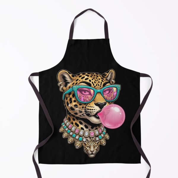 Item preview, Cute Sexy Leopard Bubblegum Wearing Sunglasses Wildlife Animal designed and sold by CF_VintageDesign.