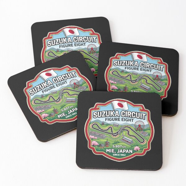 Item preview, Suzuka Circuit Legendary Corners And Racing Spirit designed and sold by enzoade.