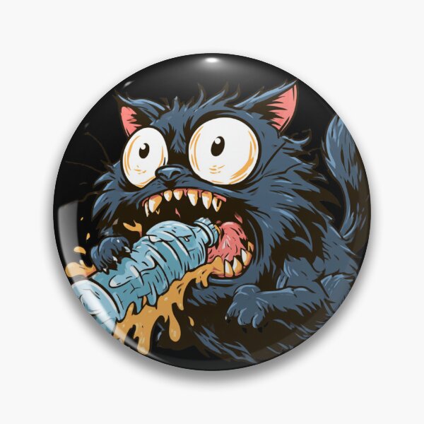 Item preview, Sarcastic Save The Environment Eat Plastic Funny Cat Shirt designed and sold by VectorForge.