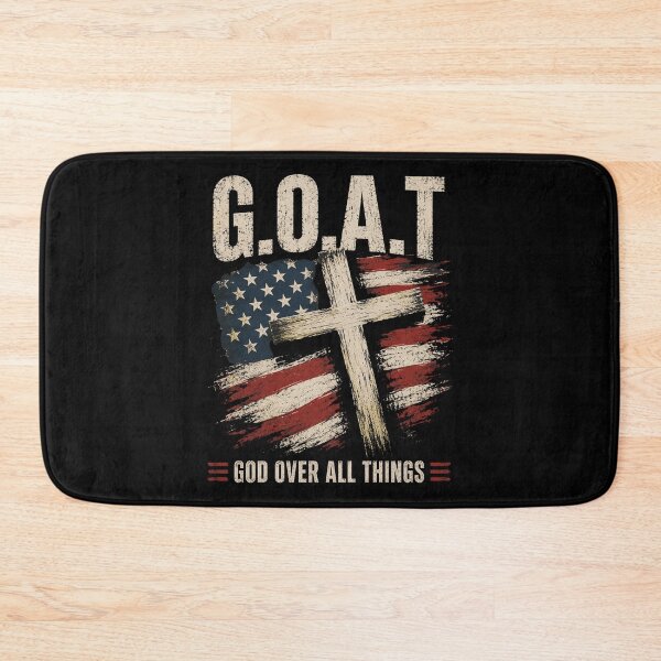 Item preview, G.O.A.T God Over All Things American Faith Christian Jesus designed and sold by OlakunleOloroz.