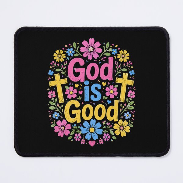 Item preview, God Is Good All The Time Retro Floral Christian designed and sold by OlakunleOloroz.