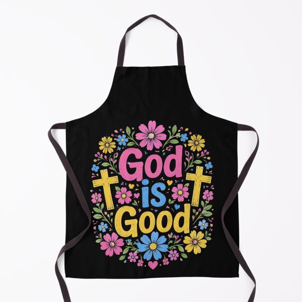 Item preview, God Is Good All The Time Retro Floral Christian designed and sold by OlakunleOloroz.