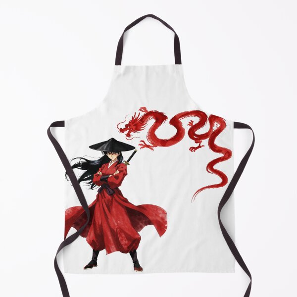 Item preview, Anime ninja girl in red designed and sold by SquareSign.