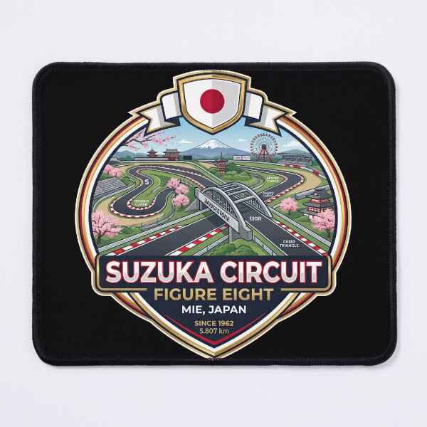 Item preview, Suzuka Circuit Iconic Motorsport Heritage And Speed designed and sold by enzoade.