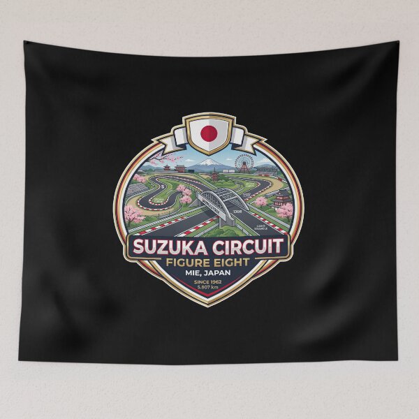 Item preview, Suzuka Circuit Iconic Motorsport Heritage And Speed designed and sold by enzoade.
