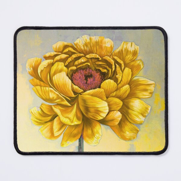 Item preview, Yellow Peony by Jenette Hewitt Art jkh63 designed and sold by Jenette Hewitt Art.