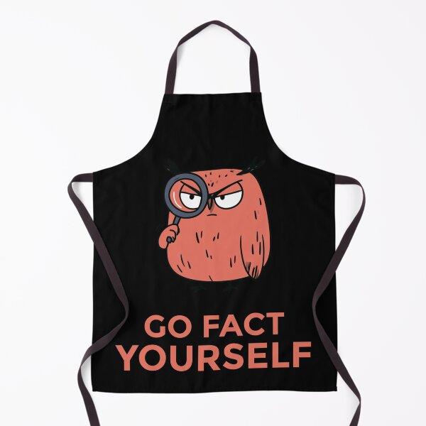 Item preview, Sarcastic Go Fact Yourself Science Owl Fact Checker Shirt designed and sold by VectorForge.
