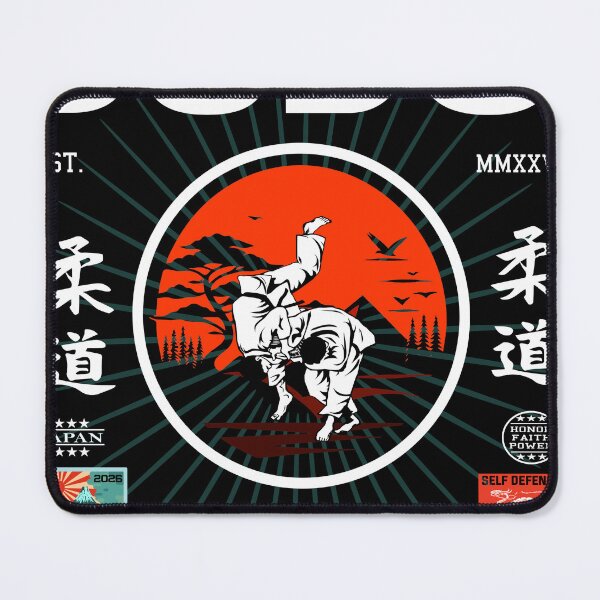 Item preview, Judo Fighter Design with Kanji for Judoka designed and sold by RetroMaritalArt.