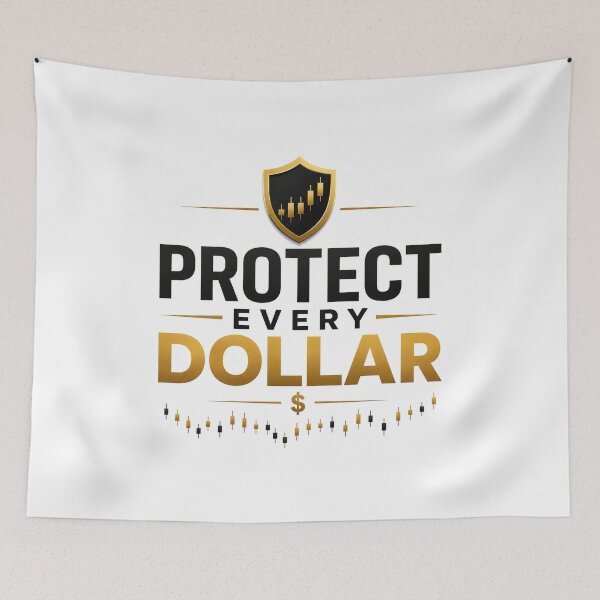 Item preview, Protect Every Dollar Trading Motivation designed and sold by PipForgeStudio .