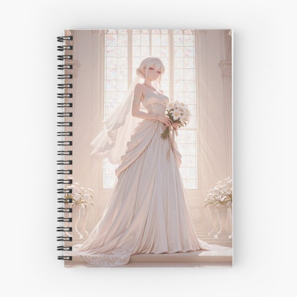 Item preview, Elegant Mermaid Bride in White Church designed and sold by SEIMEI2025.