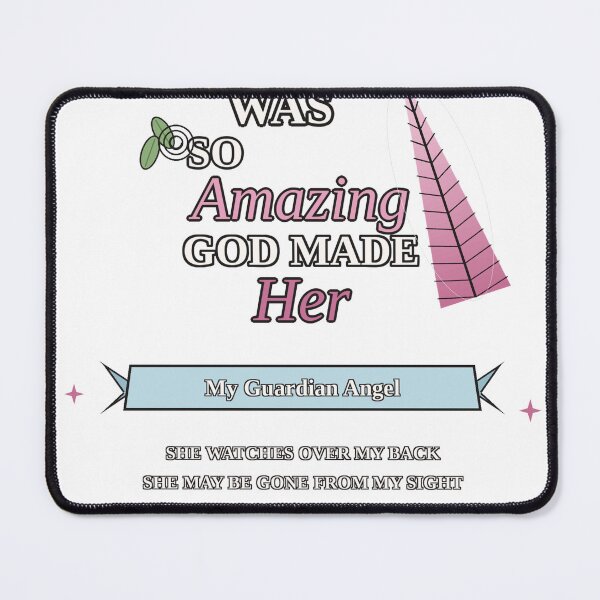 Item preview, “My Mom Was So Amazing” Guardian Angel Design designed and sold by ⭐ AURA STUDIO.