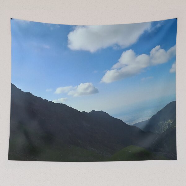 Item preview, Carpathian Blue Sky Peaks – Romania Mountain Art designed and sold by MSMPrintDesign.