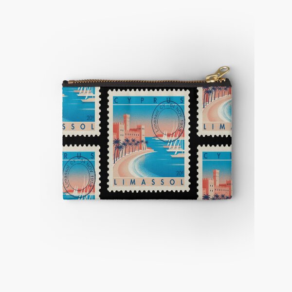 Item preview, Limassol Cyprus Mediterranean Coast Postage Stamp Sticker designed and sold by stickercuffs.